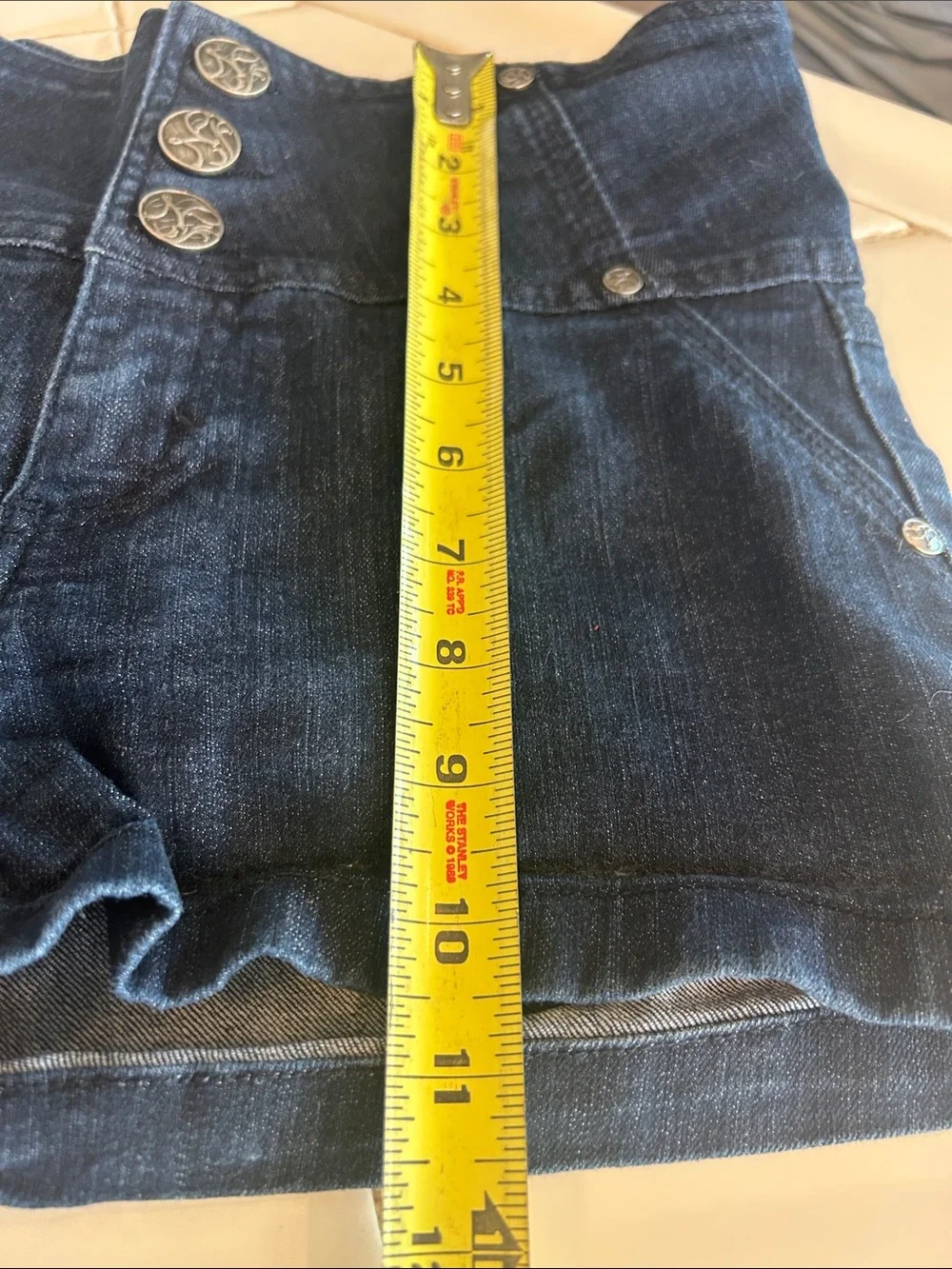 Woman’s denim shorts